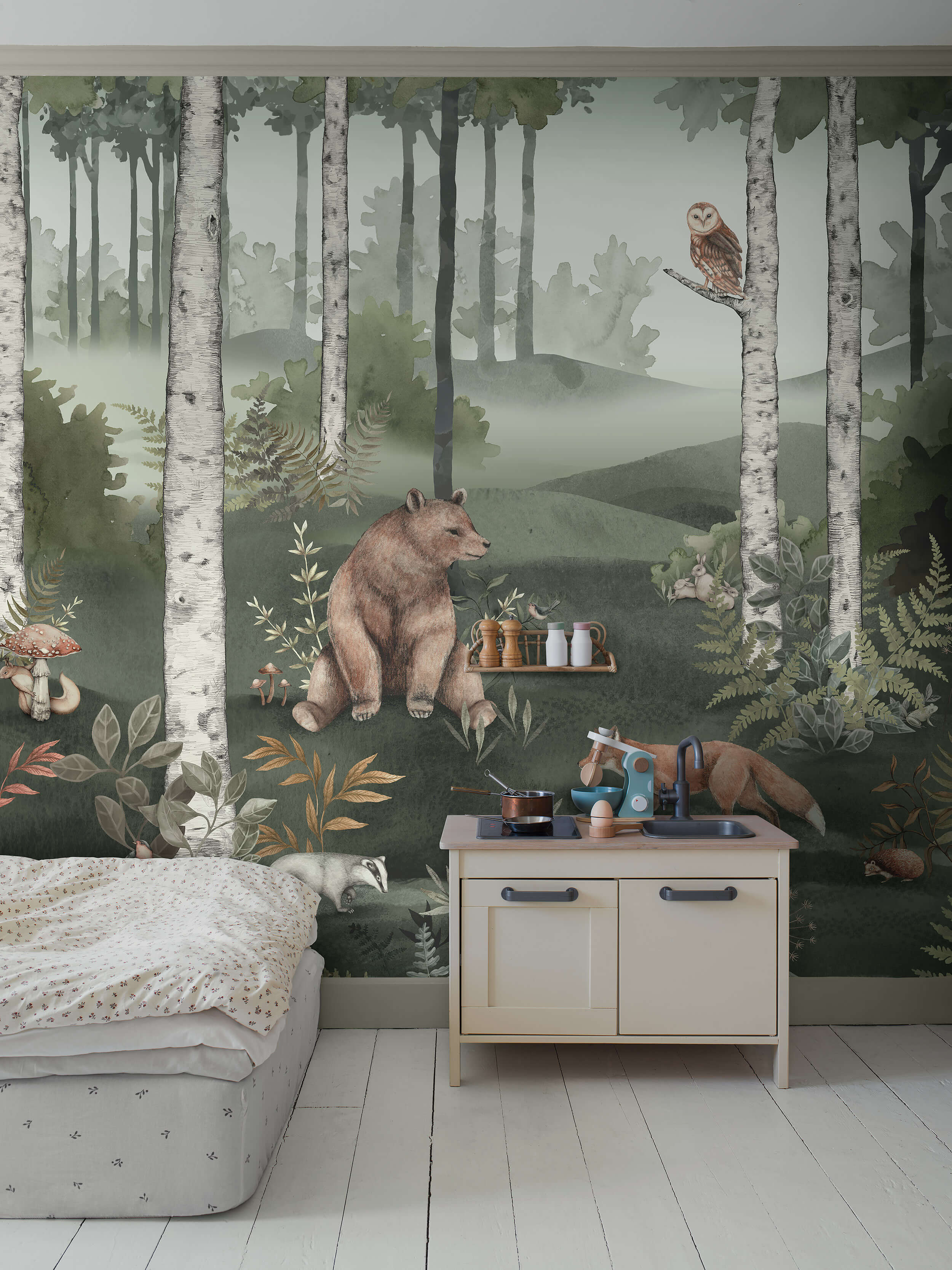 Boråstapeter - Wild Forest Mural Newbie