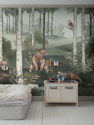 Boråstapeter - Wild Forest Mural Newbie