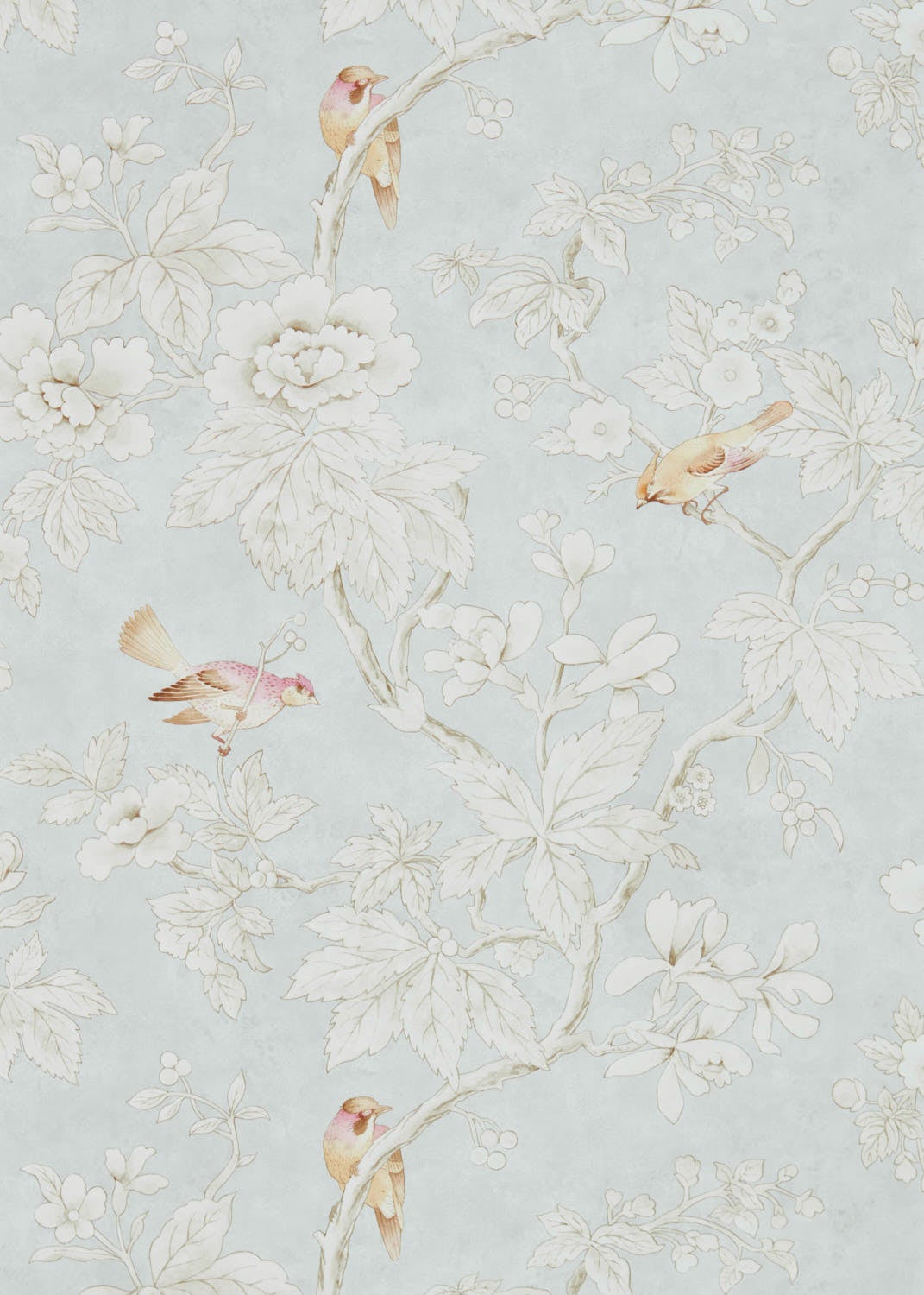 Sanderson - Chiswick Grove Silver Chiswick Grove Wallpapers