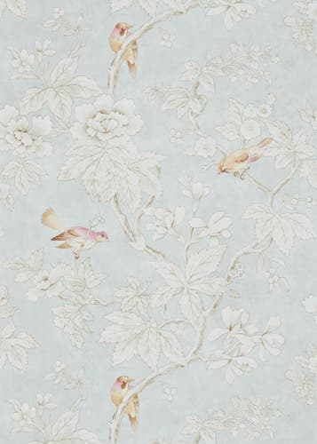 Sanderson - Chiswick Grove Silver Chiswick Grove Wallpapers