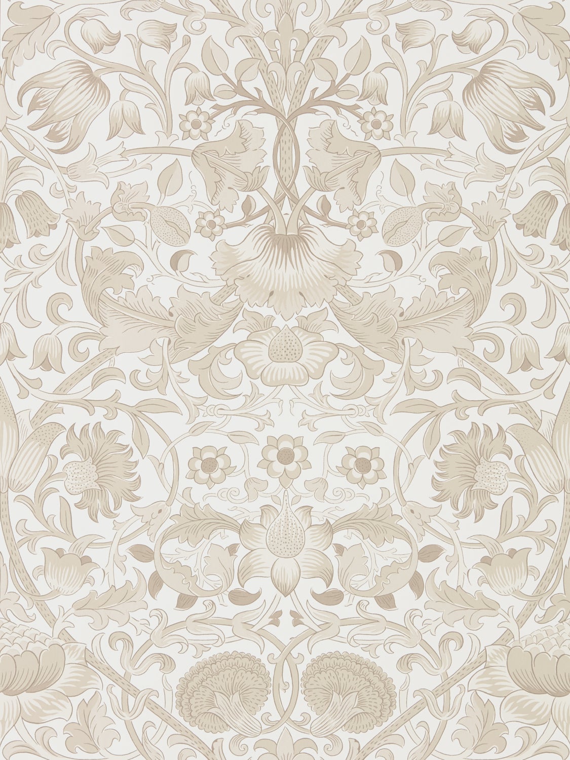 Morris & Co - Pure Lodden Ivory/Linen Morris Pure Wallpapers