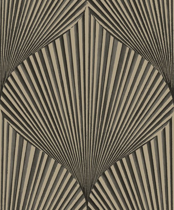 Casadeco - Semiramis Noir Reglisse Babylone Cad