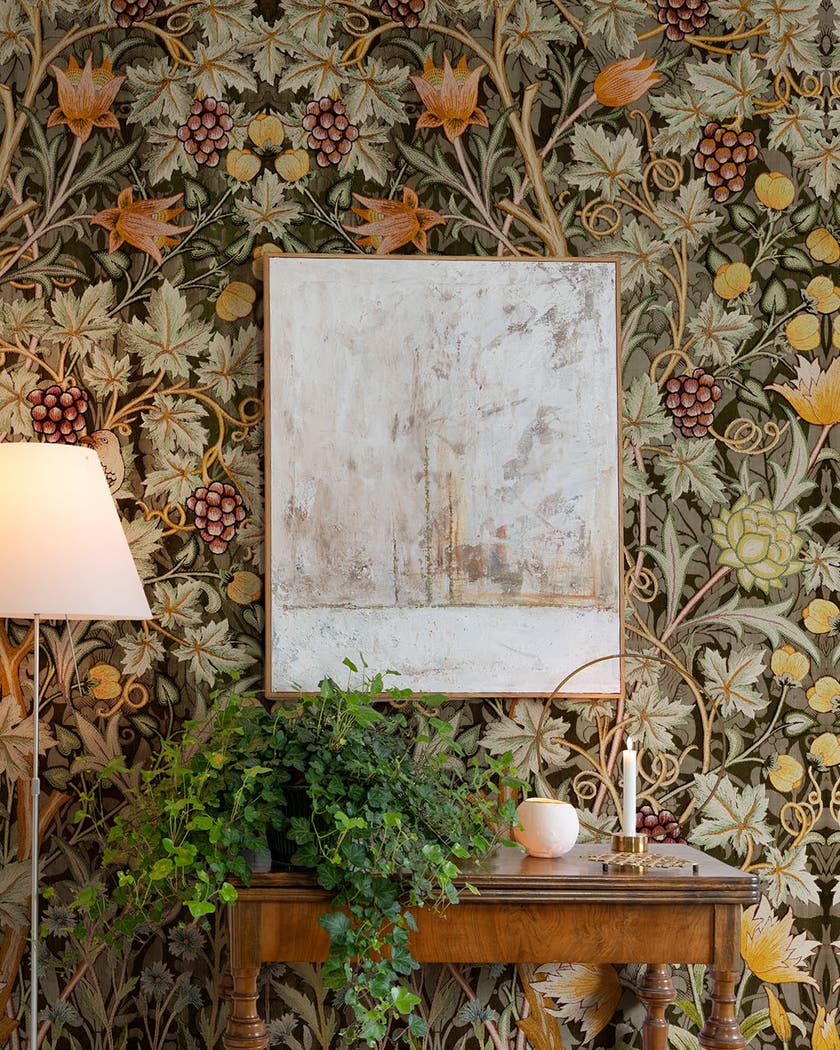 Midbec Tapeter - Vine Embroidery