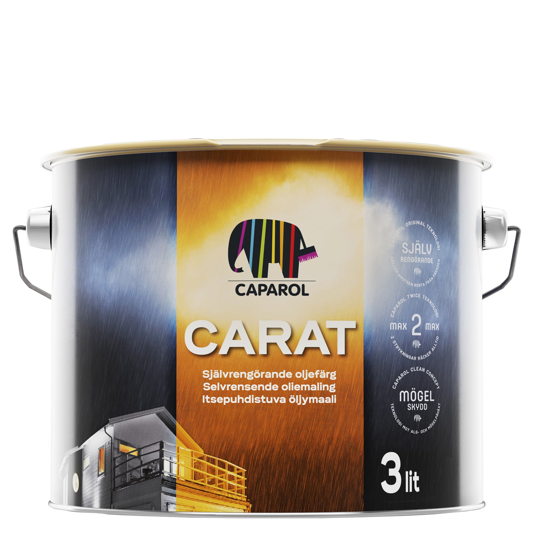 Carat Oljefärg 3 L Svart