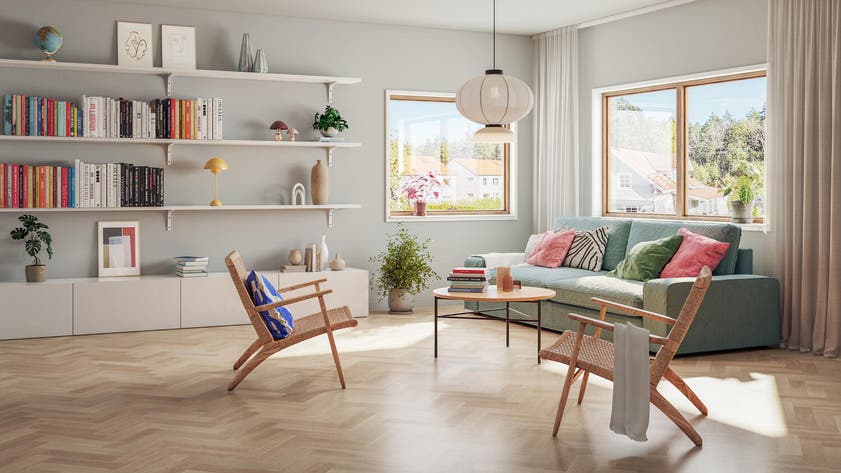 Ancares Herringbone Grey 4m