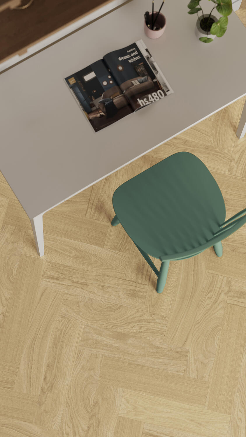 Skane Herringbone Natural 2m