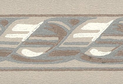 Lim & Handtryck - Versailes-band - Grå/Gråblå B12-46