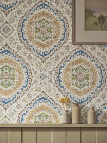 Nina Campbell - Karabali Blue Green