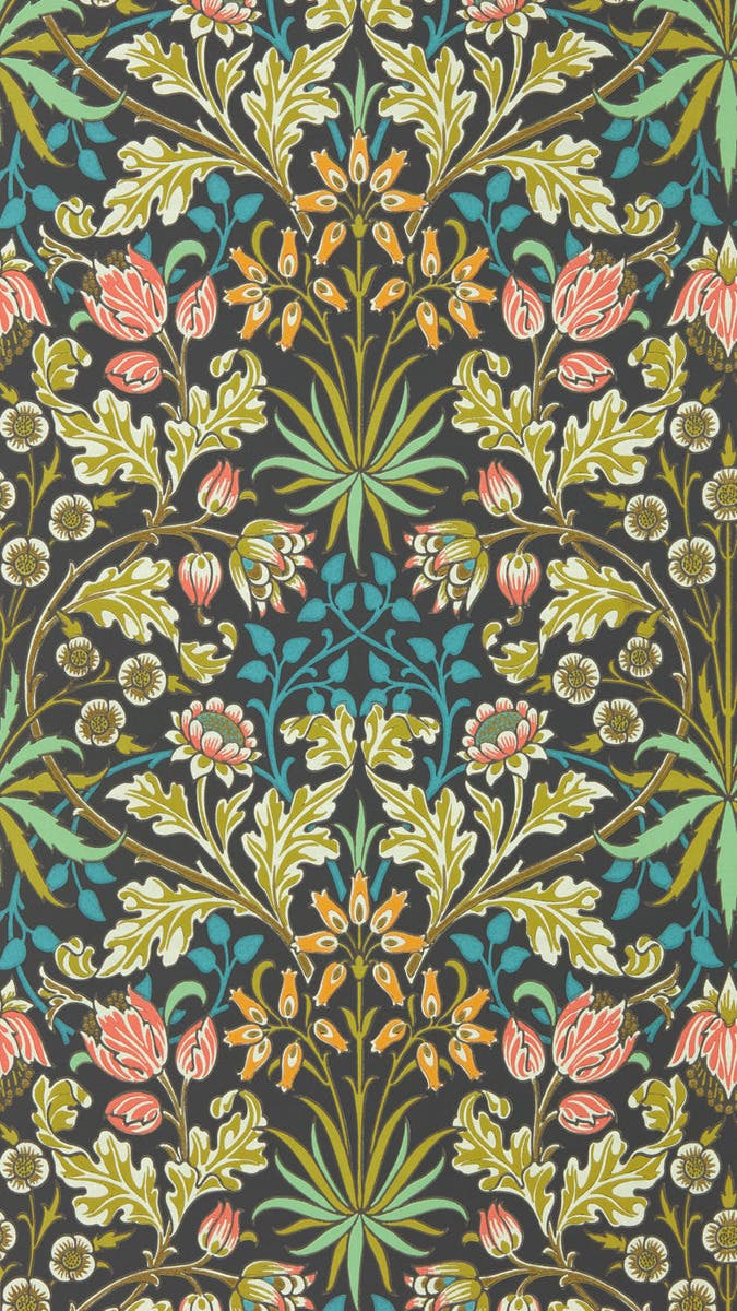 Hyacinth Enchanted Green Bedford Park Wallpapers