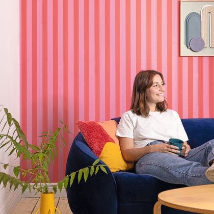 Caselio - Little Lines Rose Corail Basics