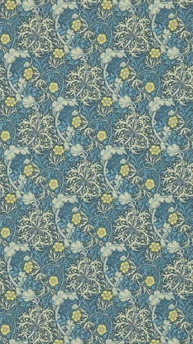 Morris & Co - Morris Seaweed Ink/Woad The Craftsman Wallpapers