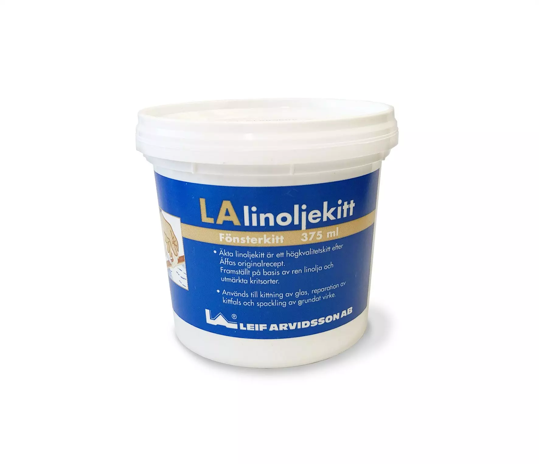 LA Linoljekitt Natur 375ml
