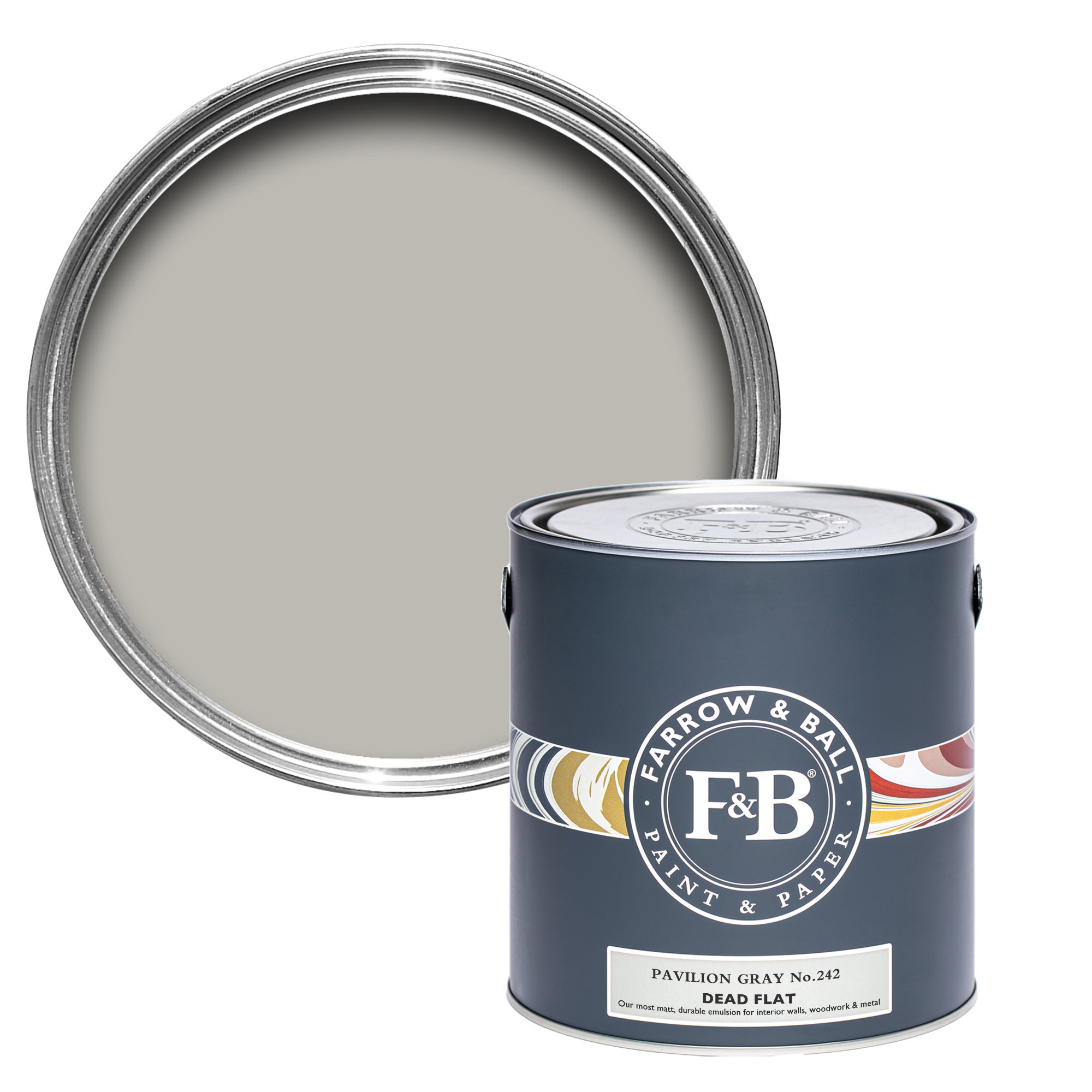 Pavilion Gray 242 - F&B Dead Flat 2,5 L