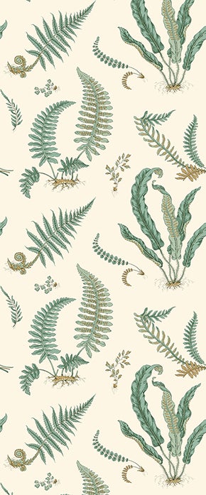 GP&J Baker - Original Ferns Verdigris BW45122-4