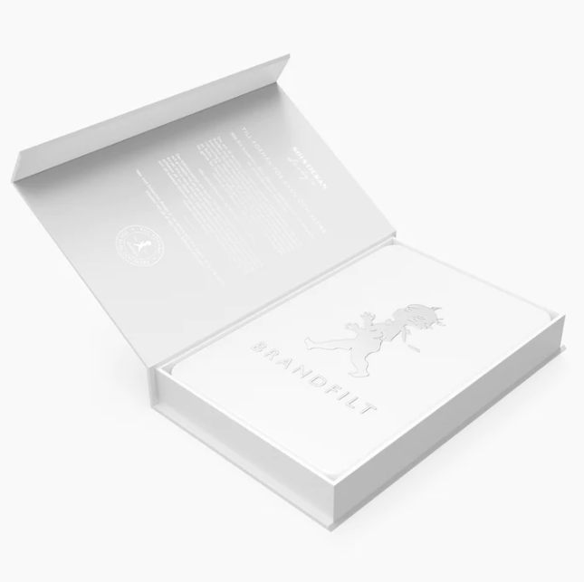 Brandfilt Vit/Silver