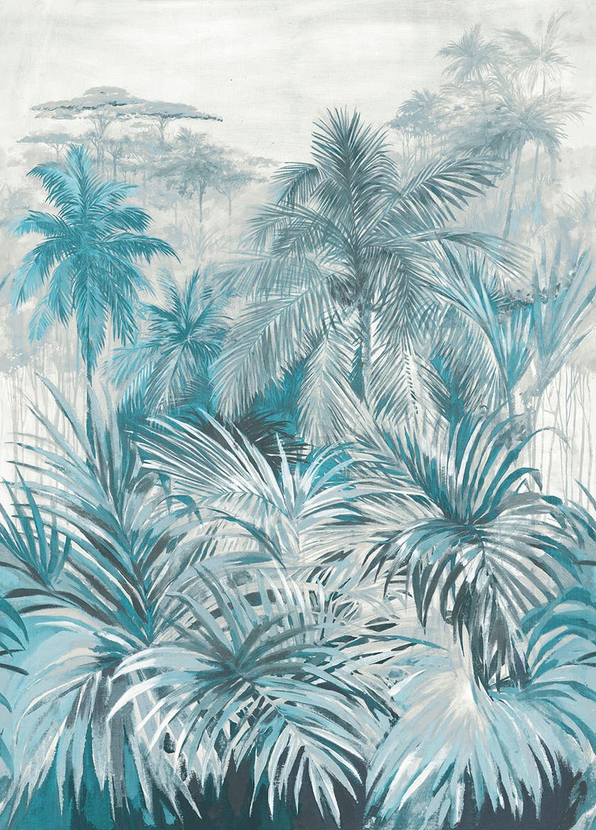 Caribbean II Selva Mural
