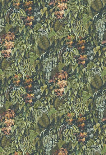 Osborne & Little - Green Wall Lamorran Green Wall Olive