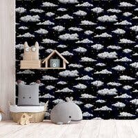 Stars And Clouds Navy