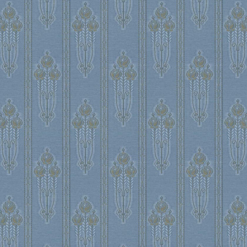 Lim & Handtryck - Jugendros - Blå/Guld x127-40