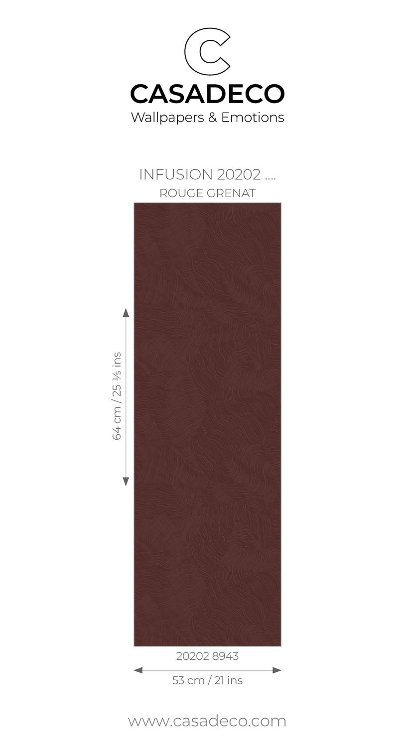 Casadeco - Infusion Rouge Grenat