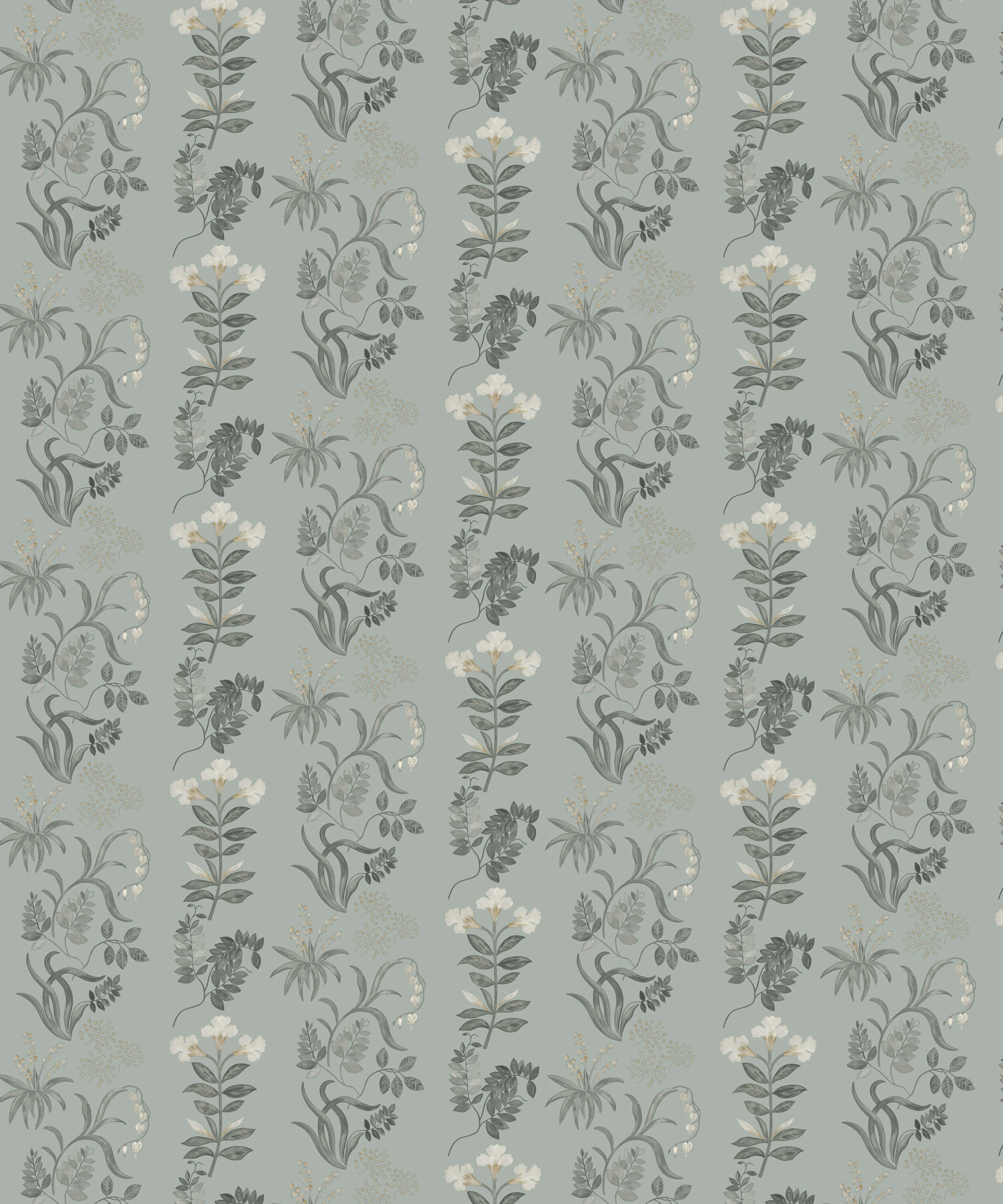 Liberty - Botanical Stripe Pewter