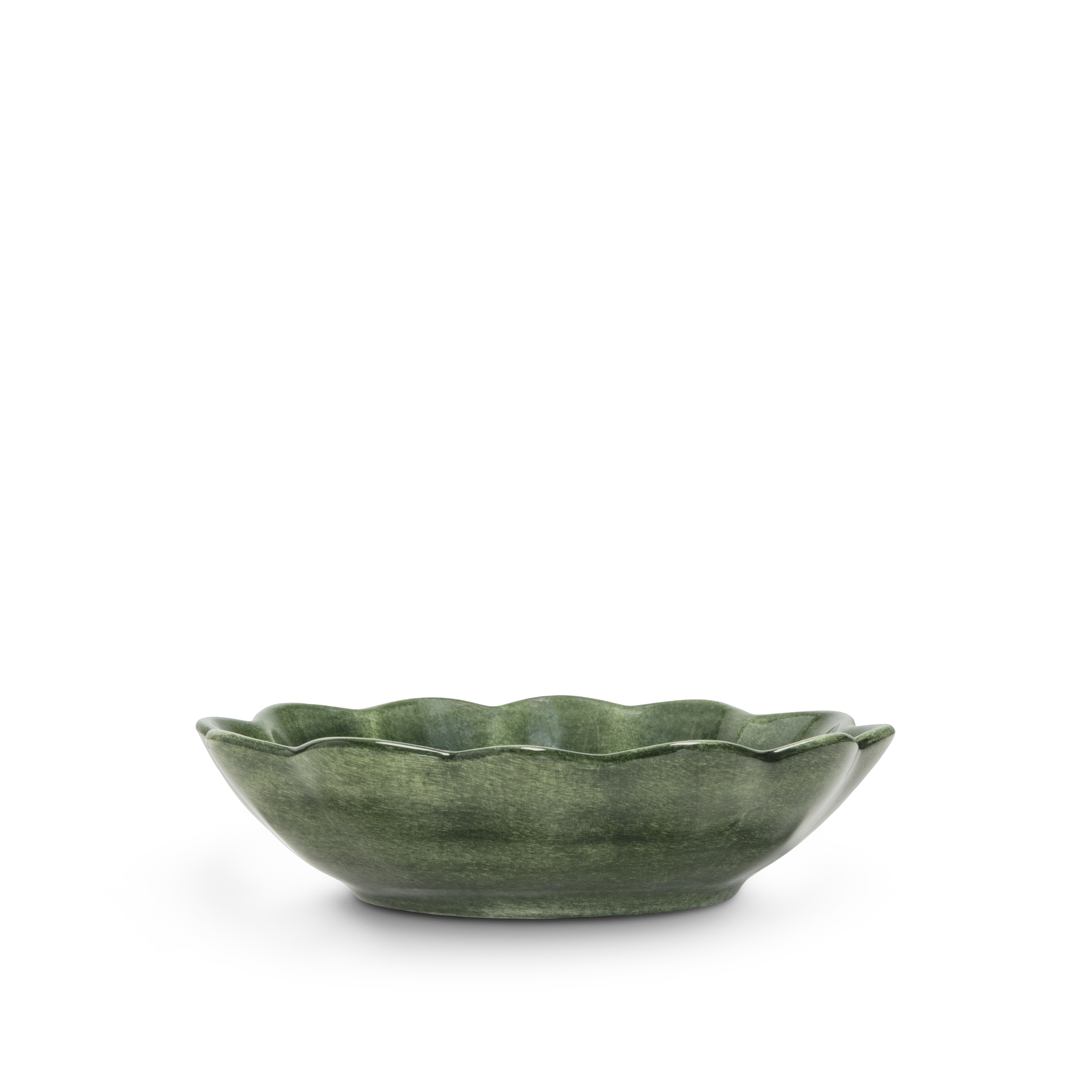 Oyster Skål 18x16 cm Forest Green