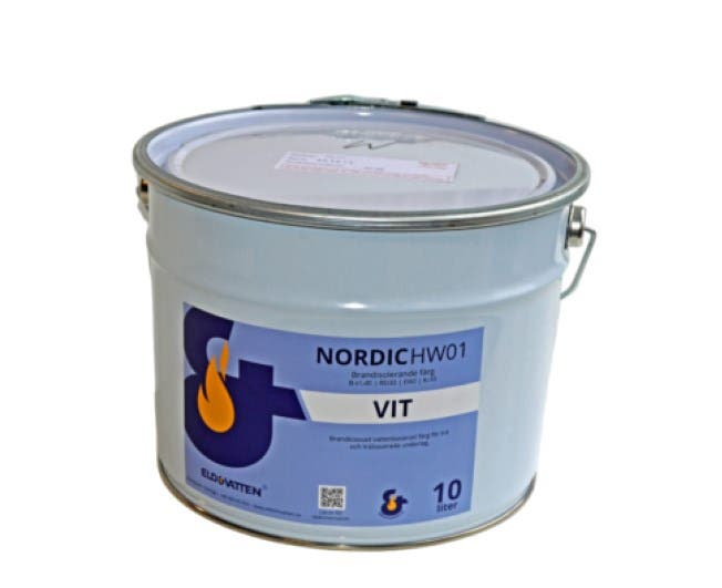 Nordic HW01 brandisolerande vit färg