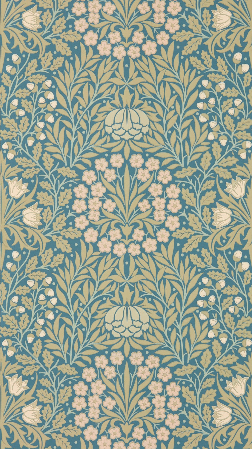 Morris & Co - Daisy & Oak Powder Blue Blush