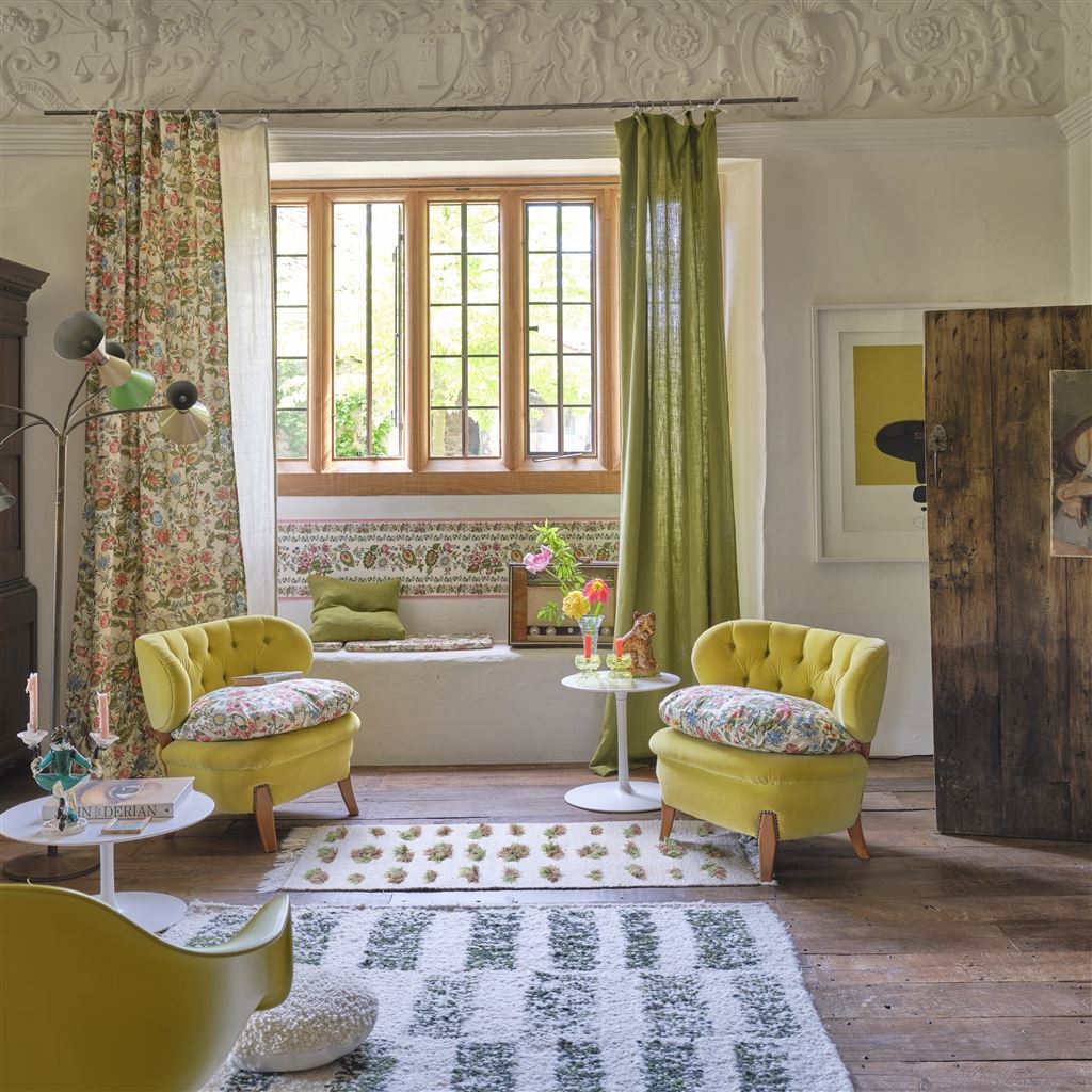 Folk Flower Wide Border Picture Book Wallpapers I