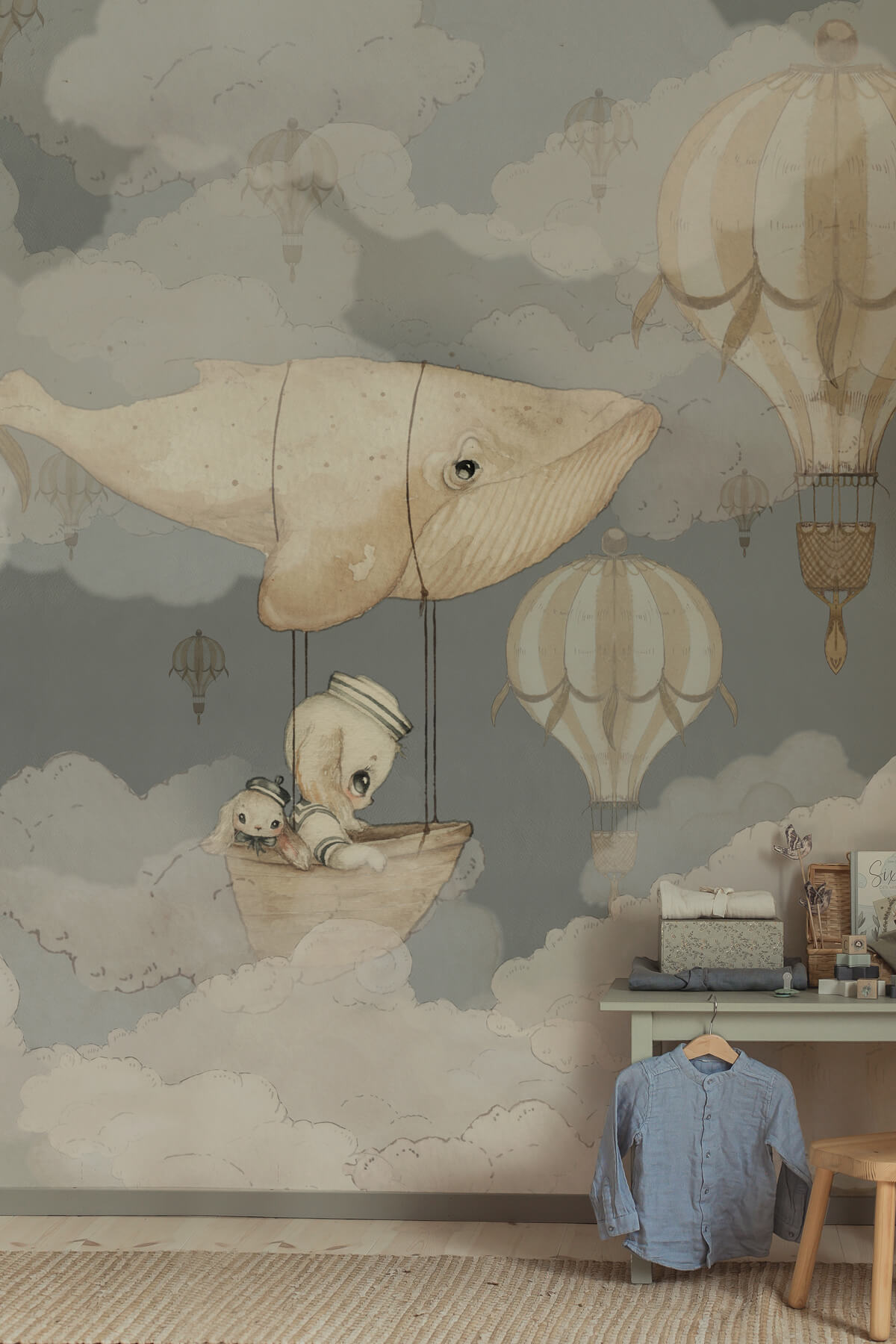 Flying Whale Sky Blue MM-2303