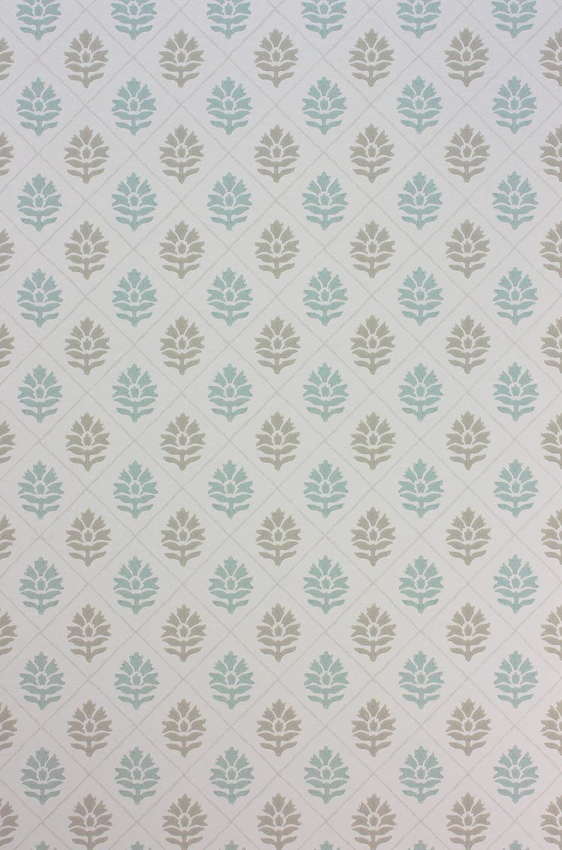 Nina Campbell - Camille Aqua/Beige