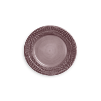 Stripes Tallrik Plommon 21cm