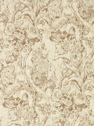 Sanderson - Fringed Tulip Toile Jute Sanderson x Giles Deacon