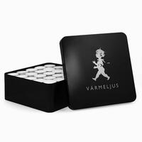 Värmeljuslåda Mattsvart/Silver