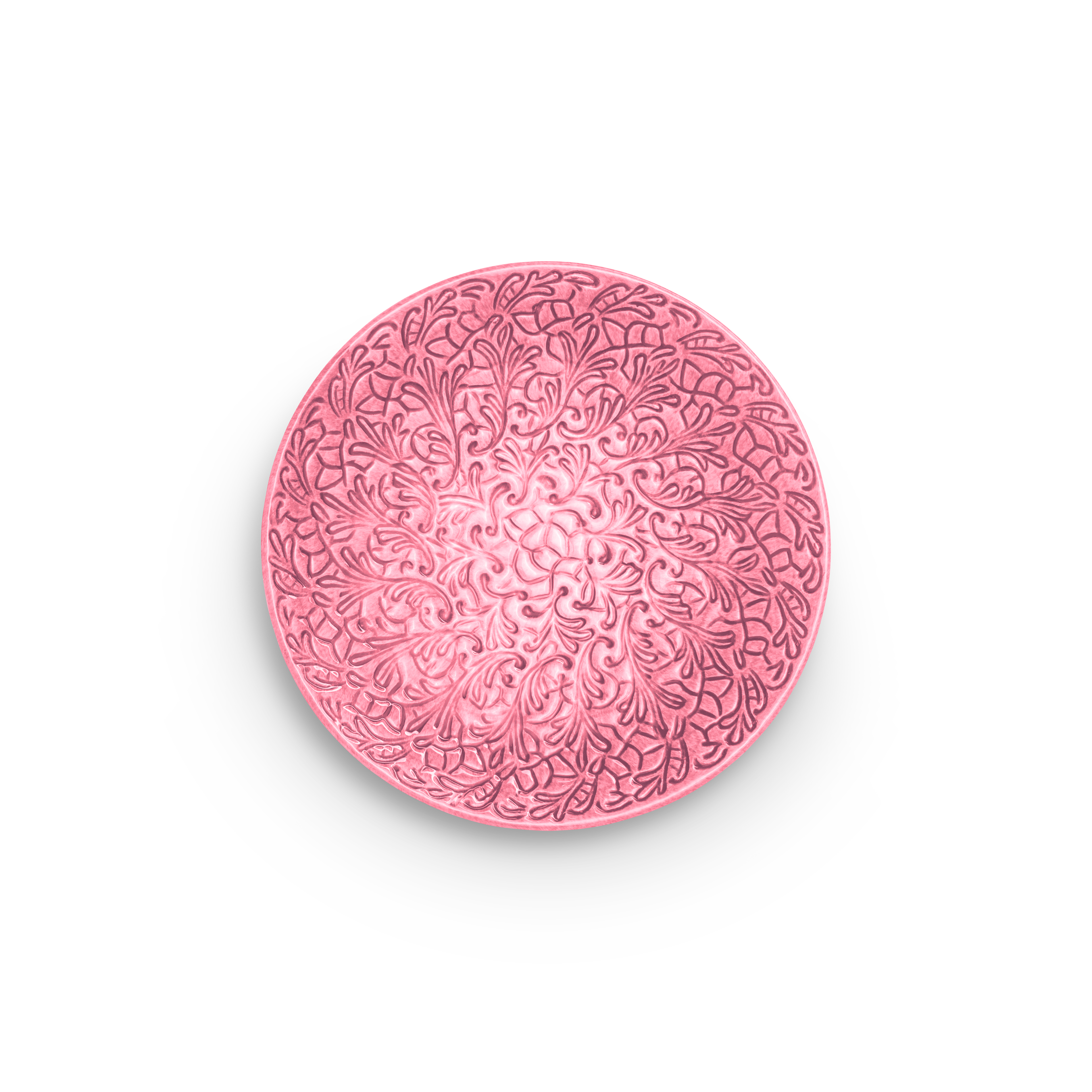 Lace Tallrik 20 cm Rosa
