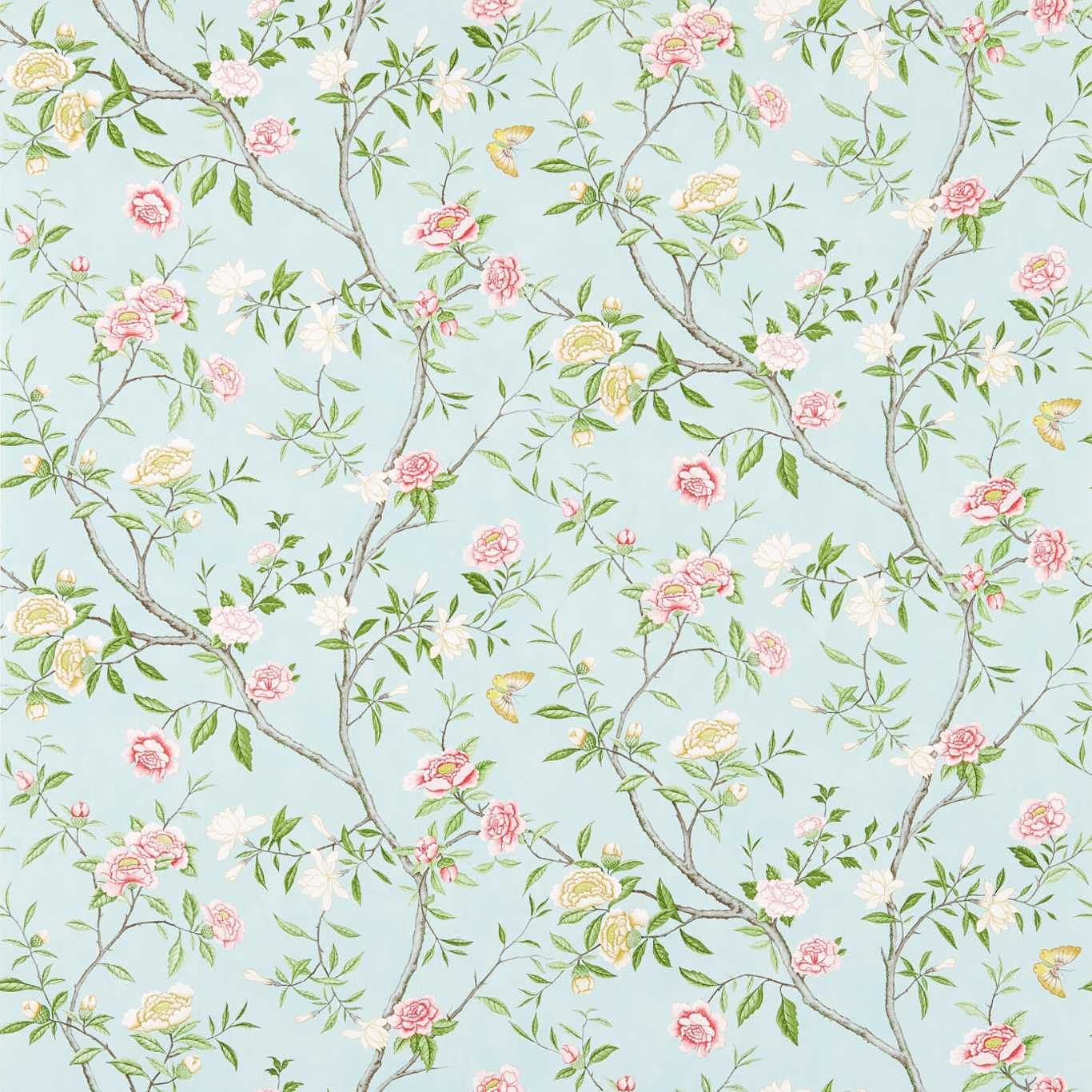 Zoffany - Nostell Priory Sky / Pink Cotswolds Manor Wallpaper