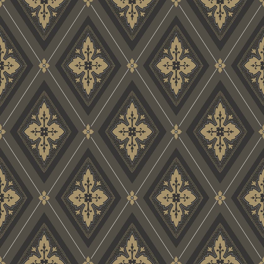 Astrid Svart/Guld (Outlet)