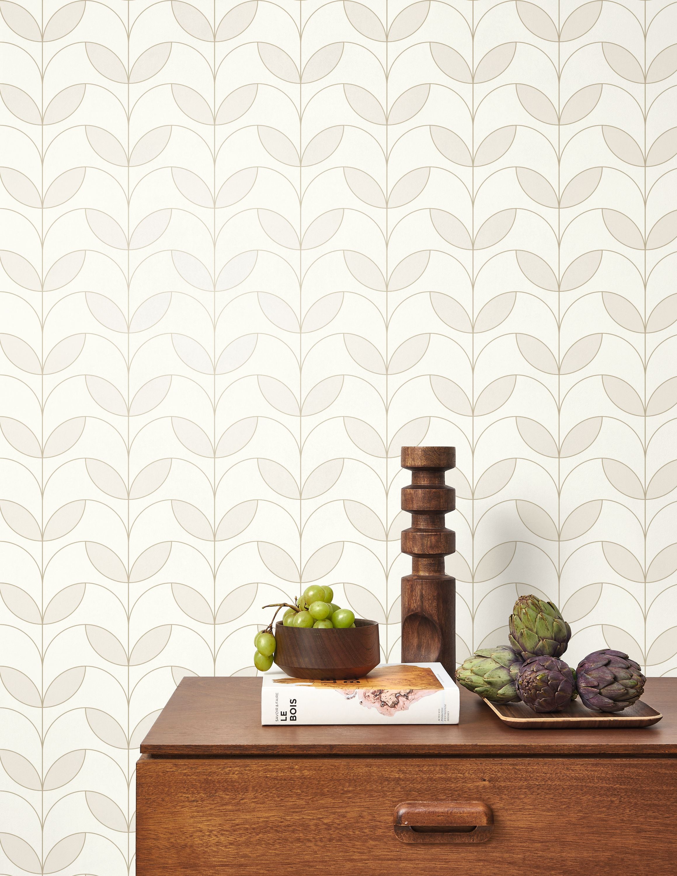 Casadeco - Mistinguett Beige Lin Annees Folles
