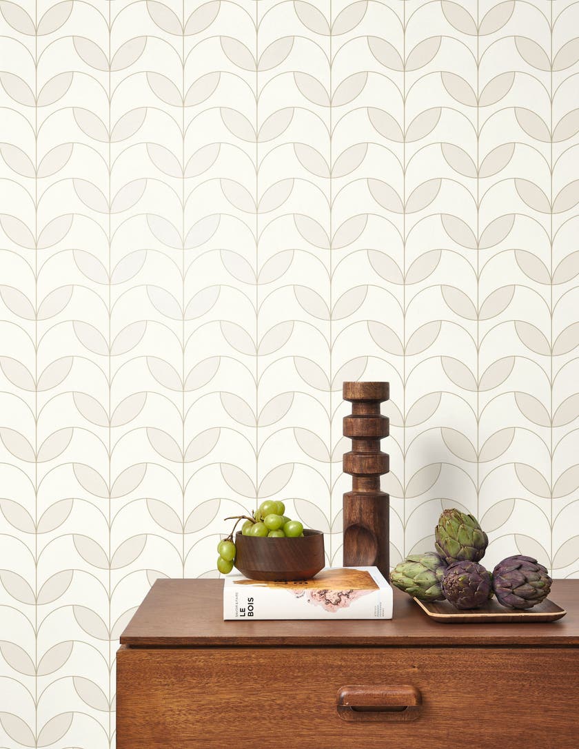 Casadeco - Mistinguett Beige Lin Annees Folles