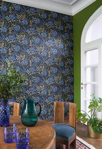 Casadeco - Bloomsbury Bleu Indigo Derby