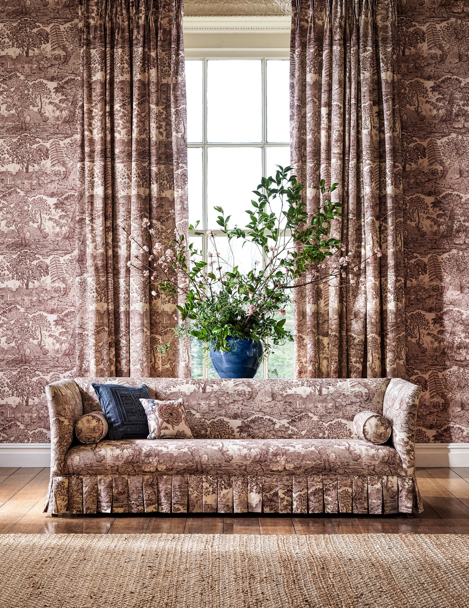 Sanderson - Highgrove Toile Oak