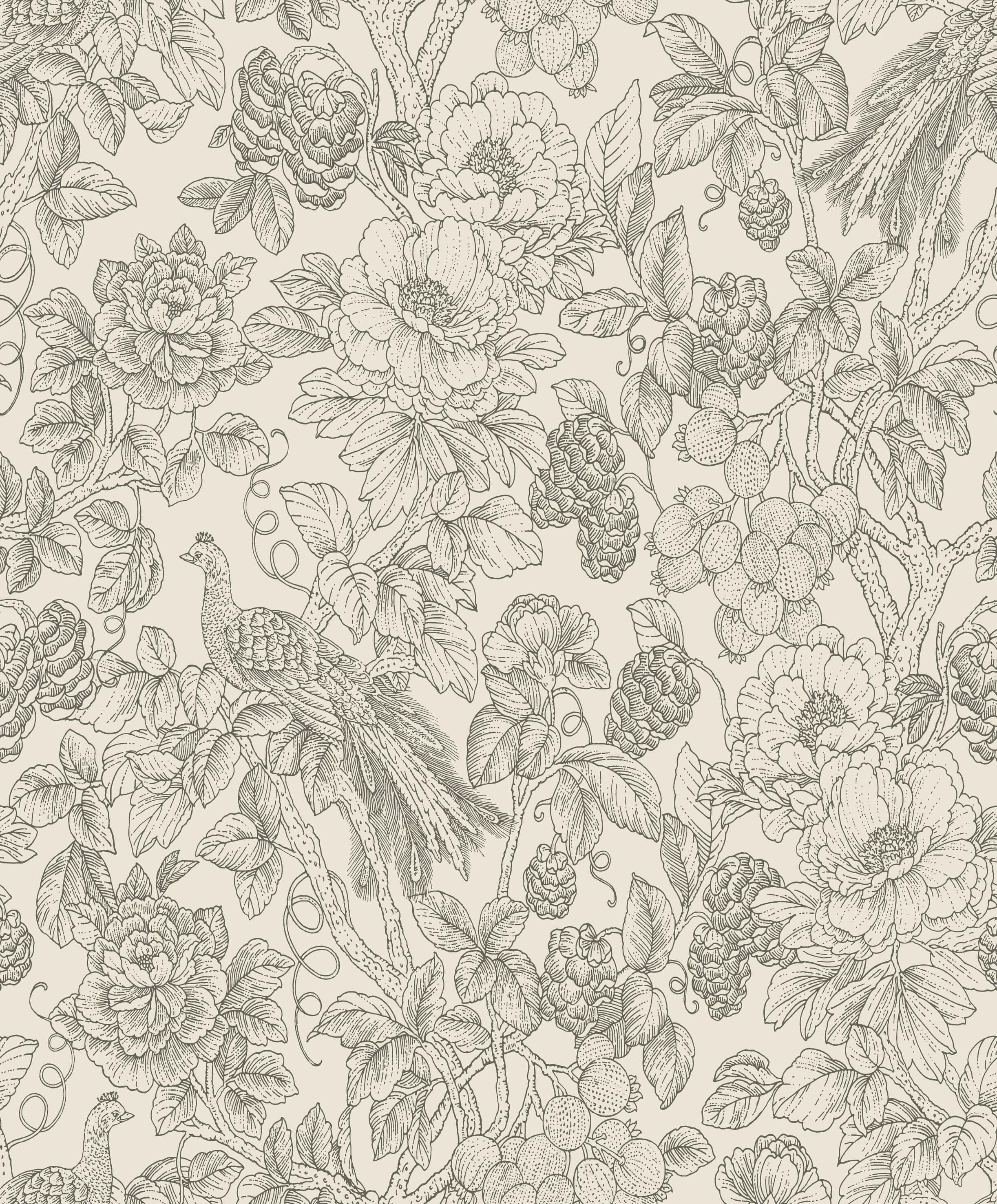 Casadeco - Delicacy Feather Noir Delicacy