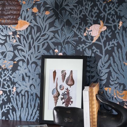 Casadeco - Atlantide Bleu Abysse Voyage Onirique