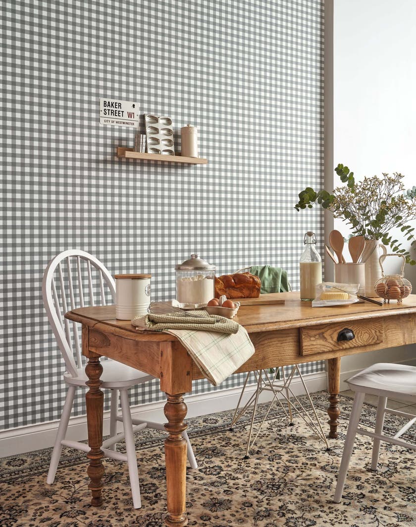 Casadeco - Vichy Anthracite Once Upon A Time 2