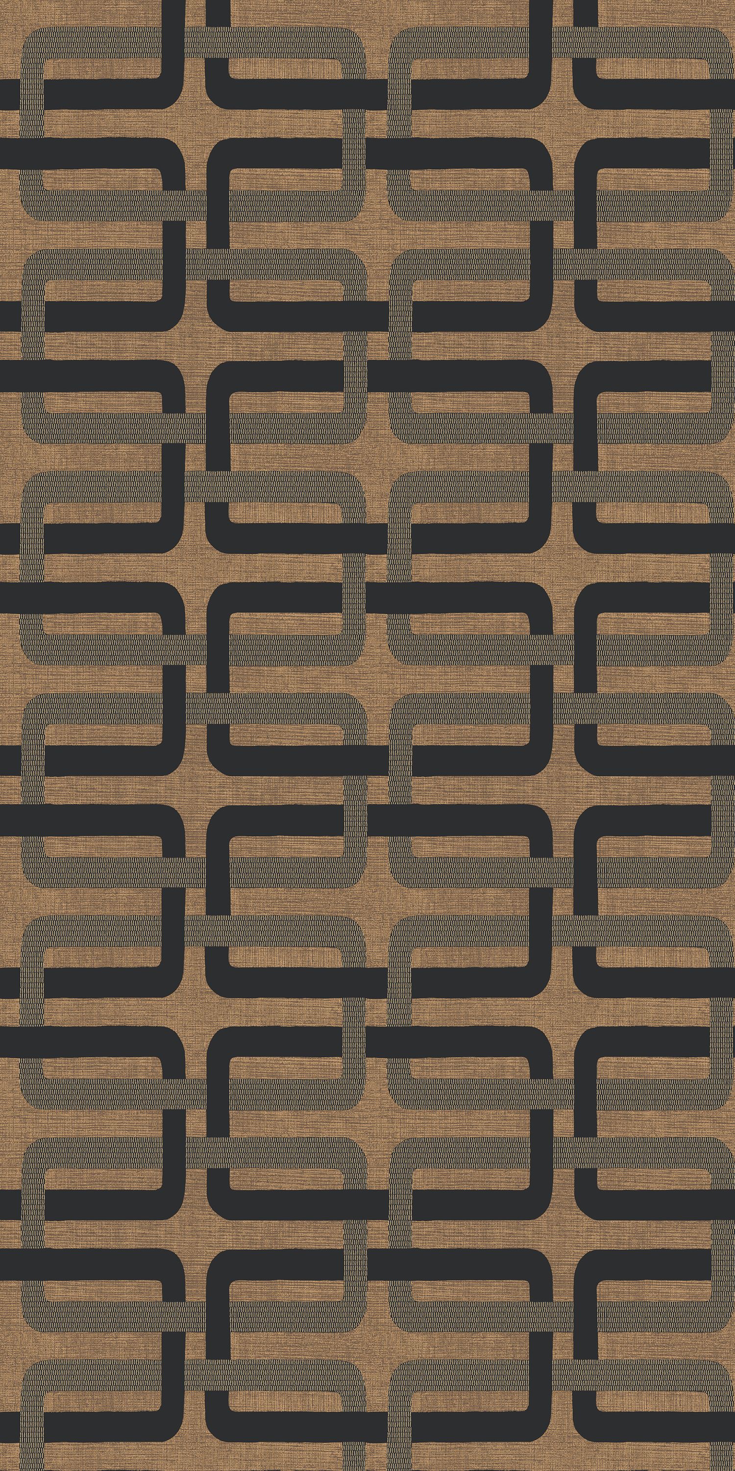 Casamance Matjara Noir/Doré