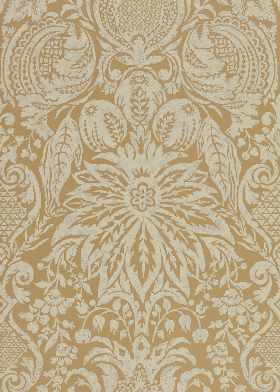 Zoffany - Mitford Damask Antique Go Darnley Wallpapers