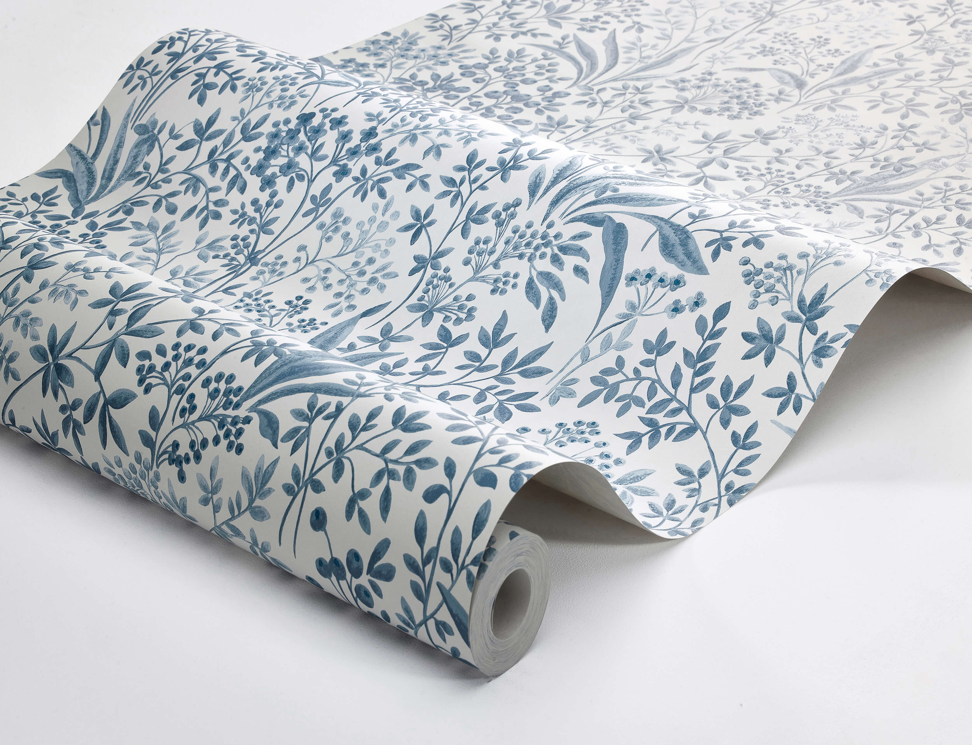 Boråstapeter - Nocturne - Blue & White