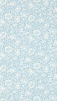 Mallow Powder Blue Simply Morris Wallpapers
