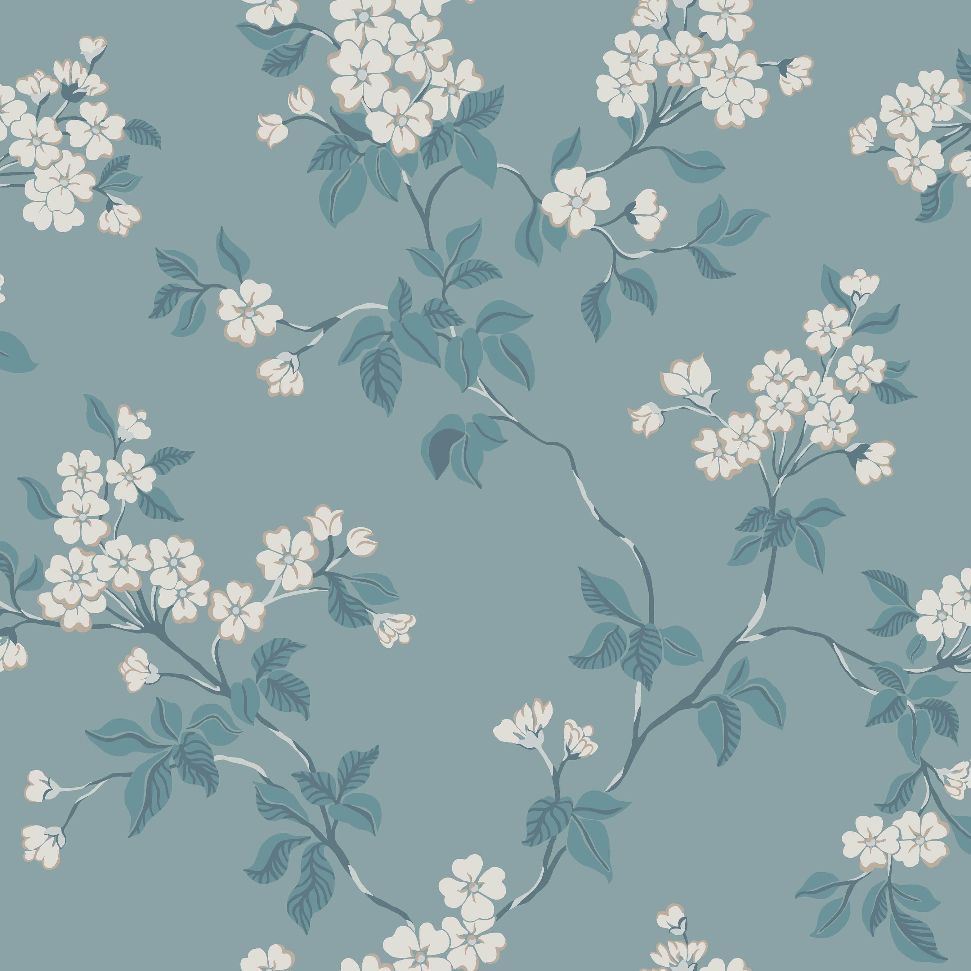 Duro - Karin, Blå Blommor&Blad
