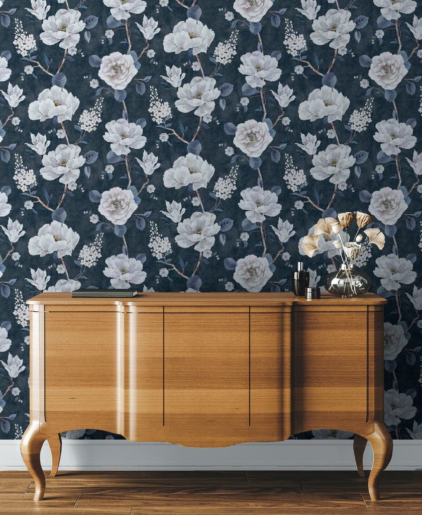 Ashley Floral Navy